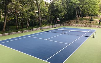 tennis basketball court
