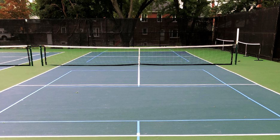 tennis courts making