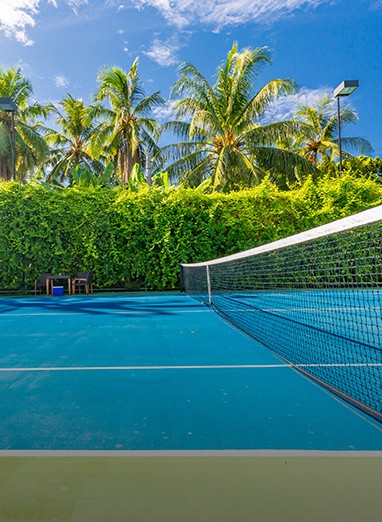 tennis landscape design