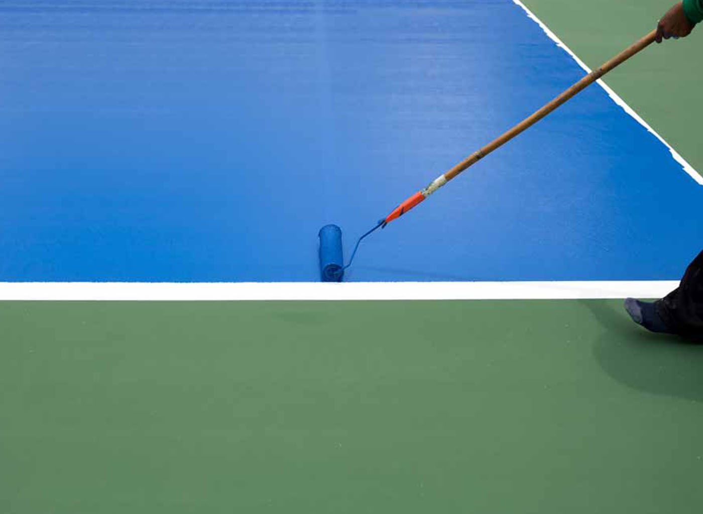Residential Tennis Court Installation