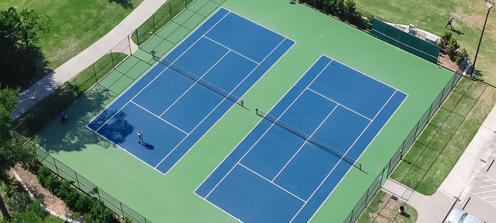 build a singles court instead of a double