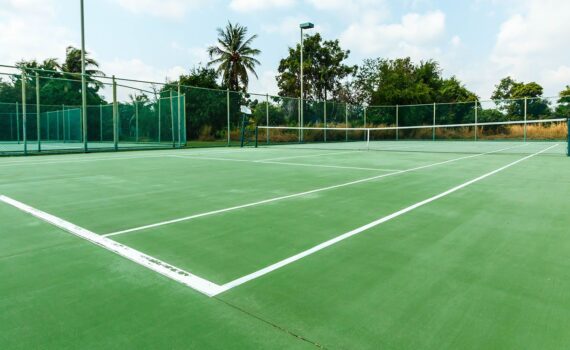 building a tennis court