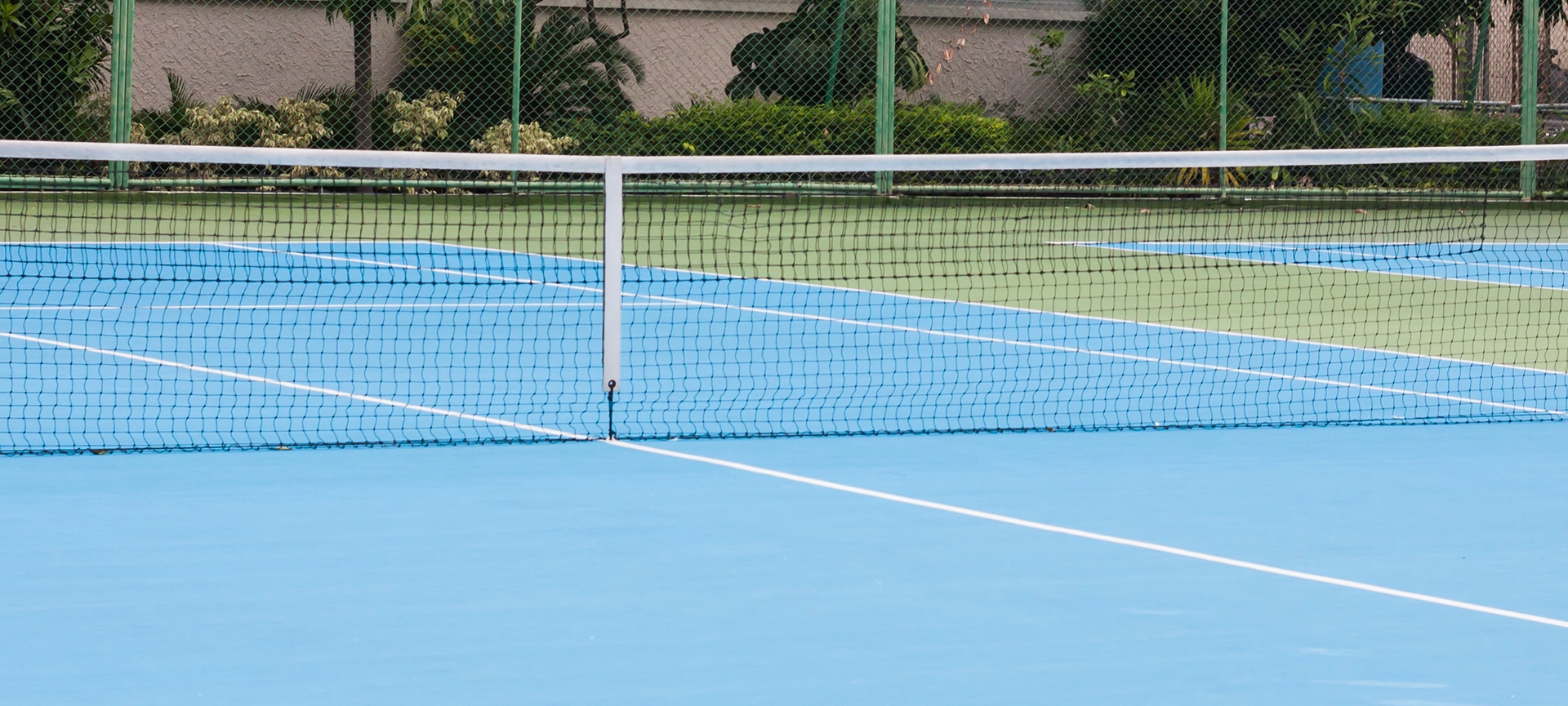 tennis court net system