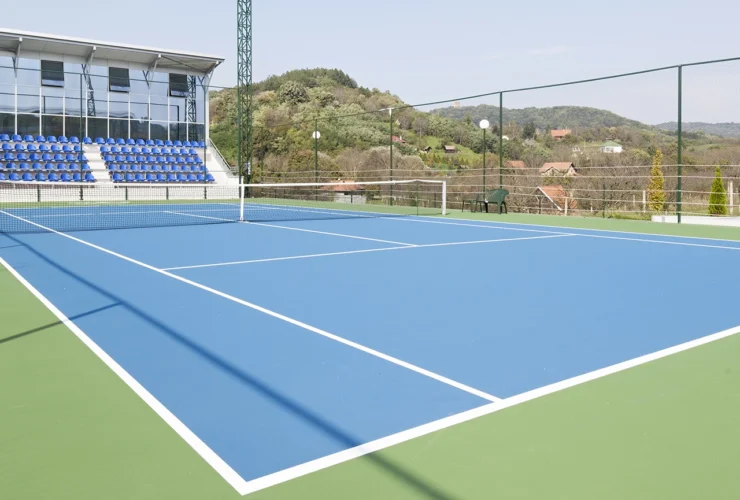 acrylic tennis court surfaces