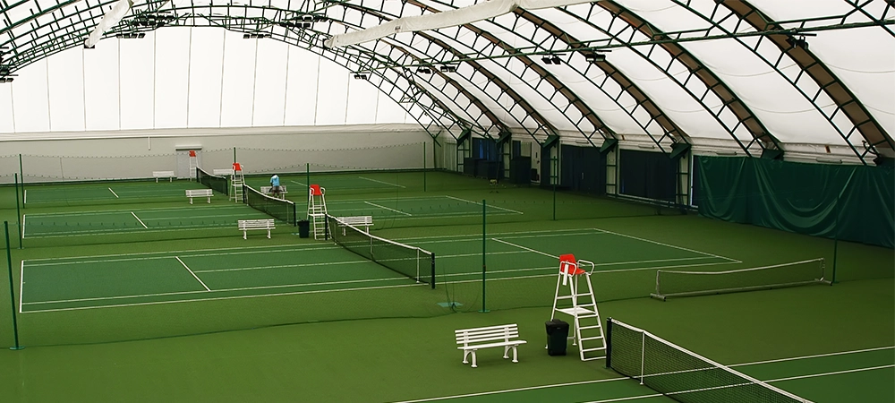 indoor hard court