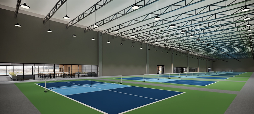 pickleball court indoor lighting