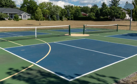 resurfacing your backyard pickleball court