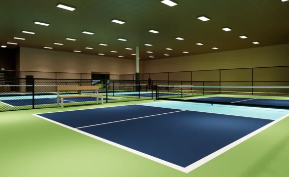 indoor pickleball courts