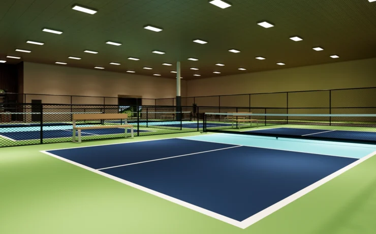 indoor pickleball courts