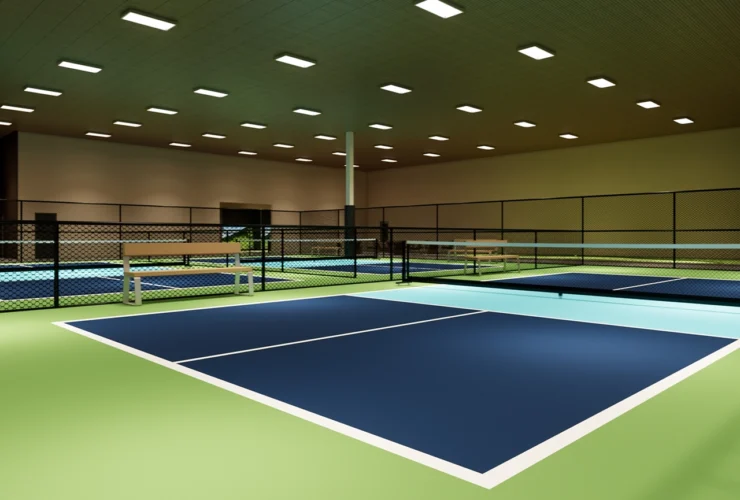 indoor pickleball courts