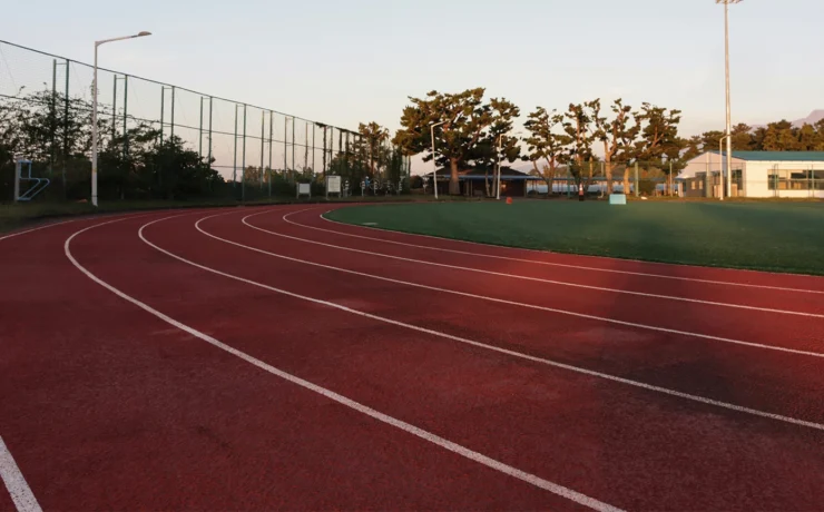 outdoor running track