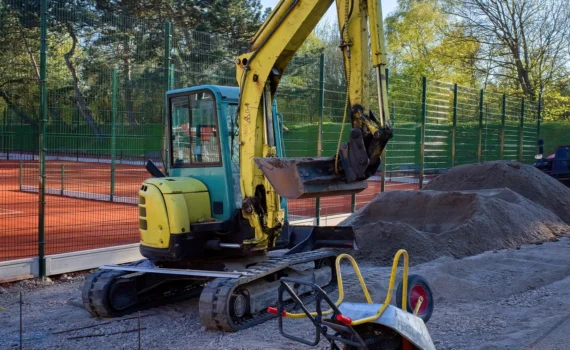 construction of sports court