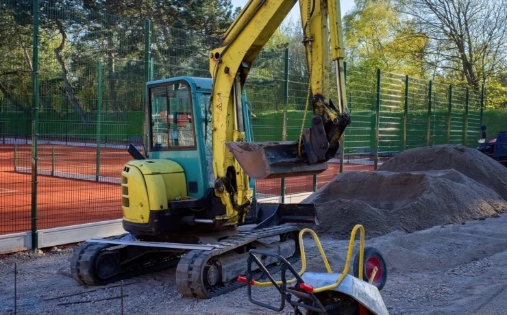 construction of sports court