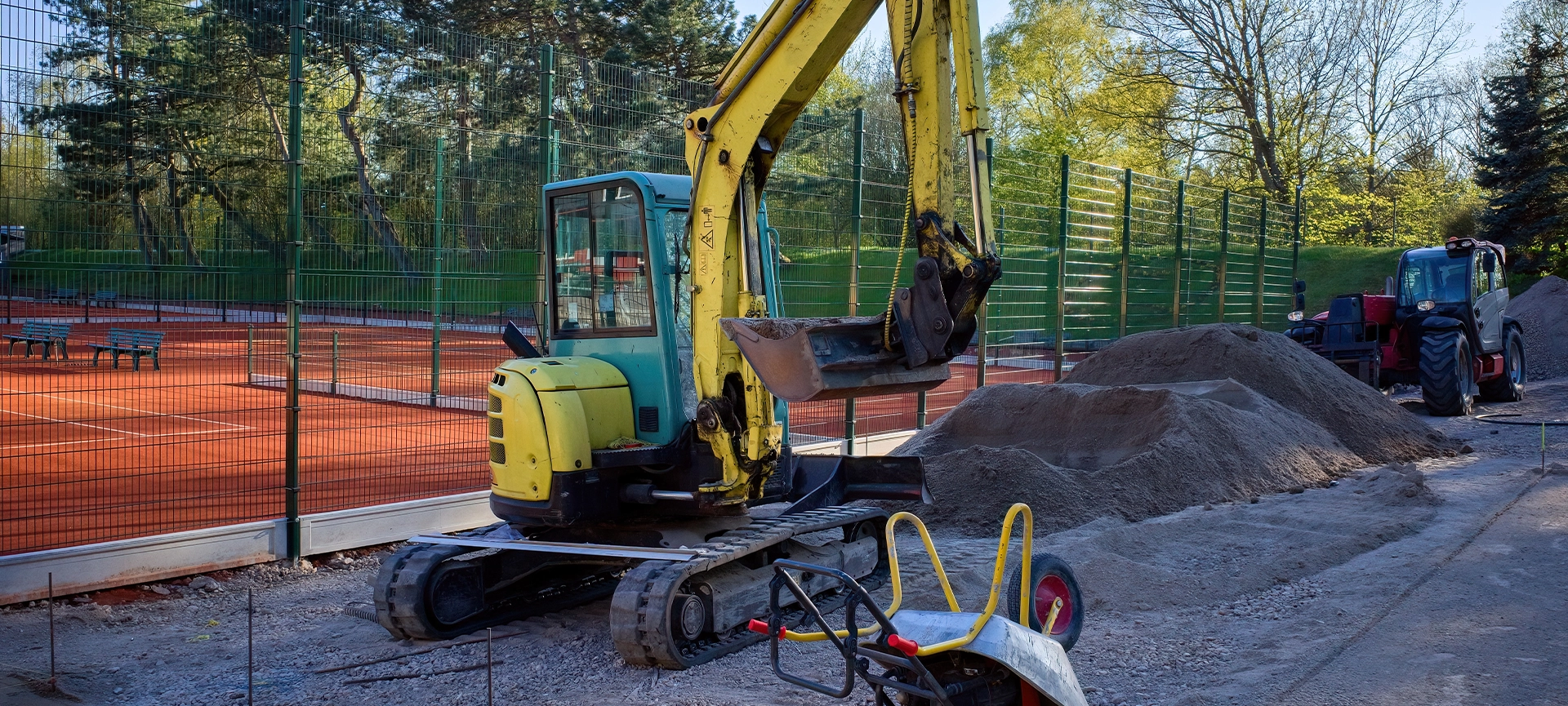 construction of sports court