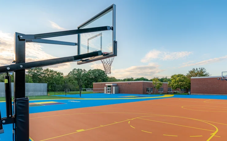 acrylic sports court coating