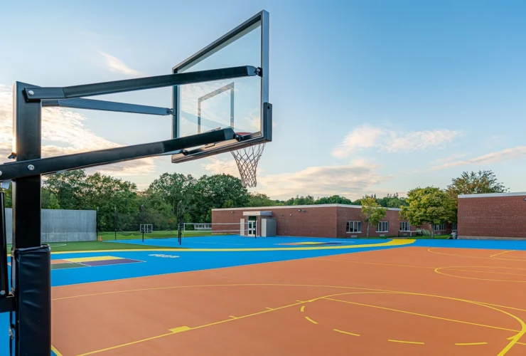 acrylic sports court coating