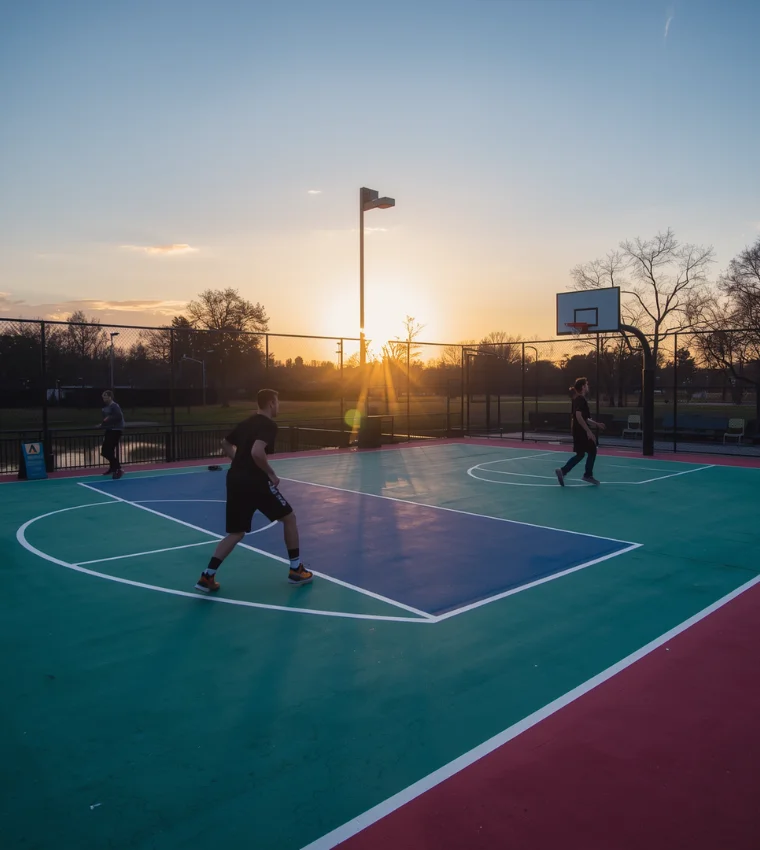 Basketball Court Surfaces We Install