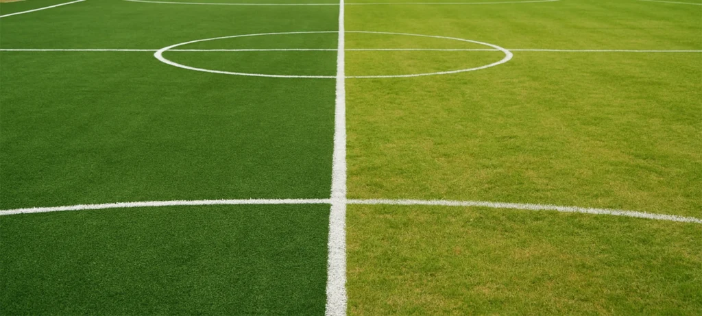 artificial turf vs natural grass